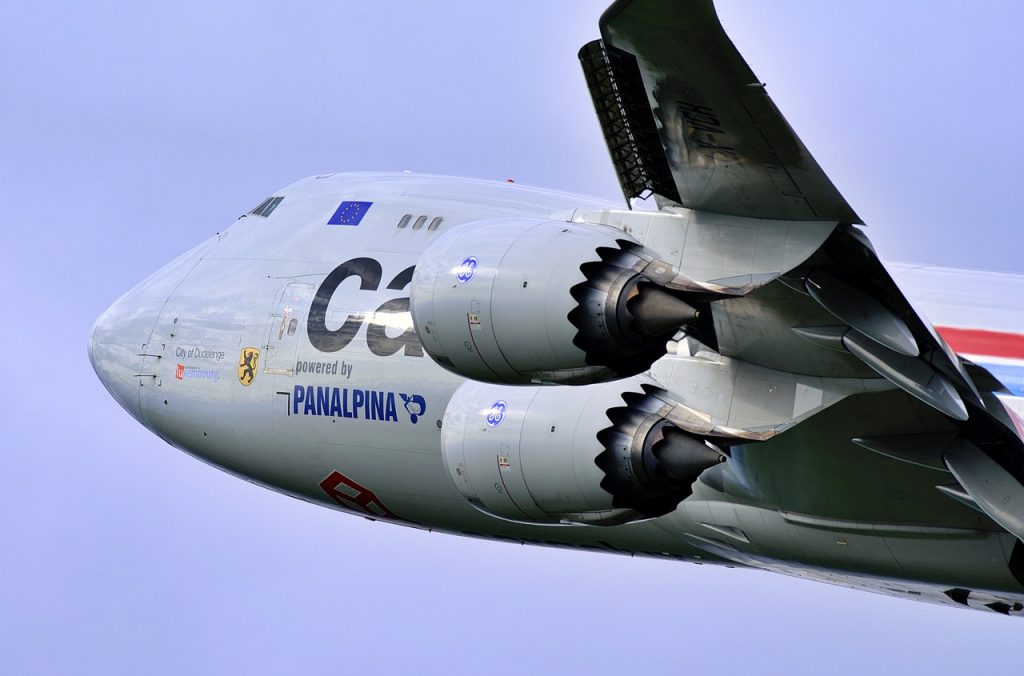Cargolux Boeing 747-8 take off